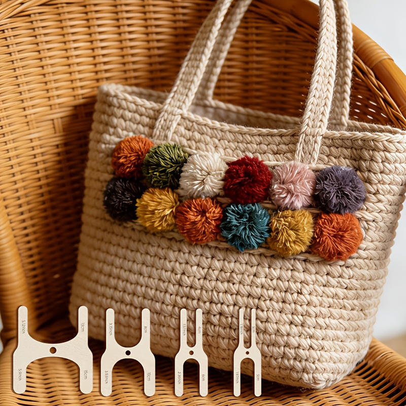 Pom Pom Maker Tool - مجموعة أدوات صنع كرات الخيوط الخشبية