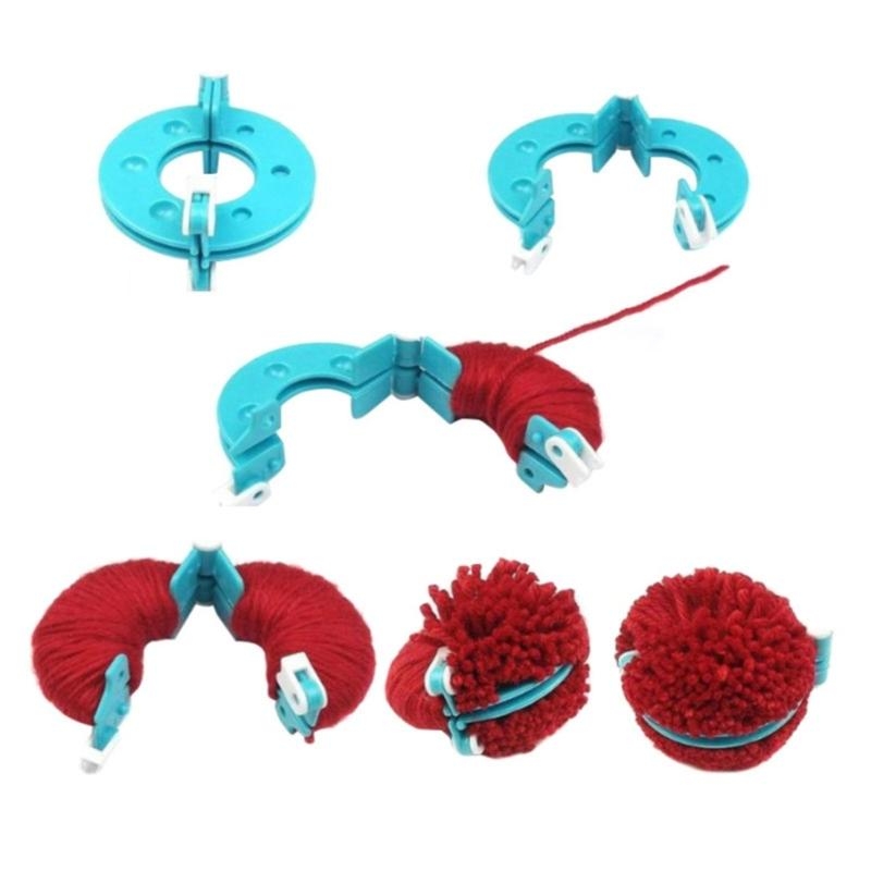 Pom Pom Maker Tool - L43A 4 قطعة لتقوم بها بنفسك