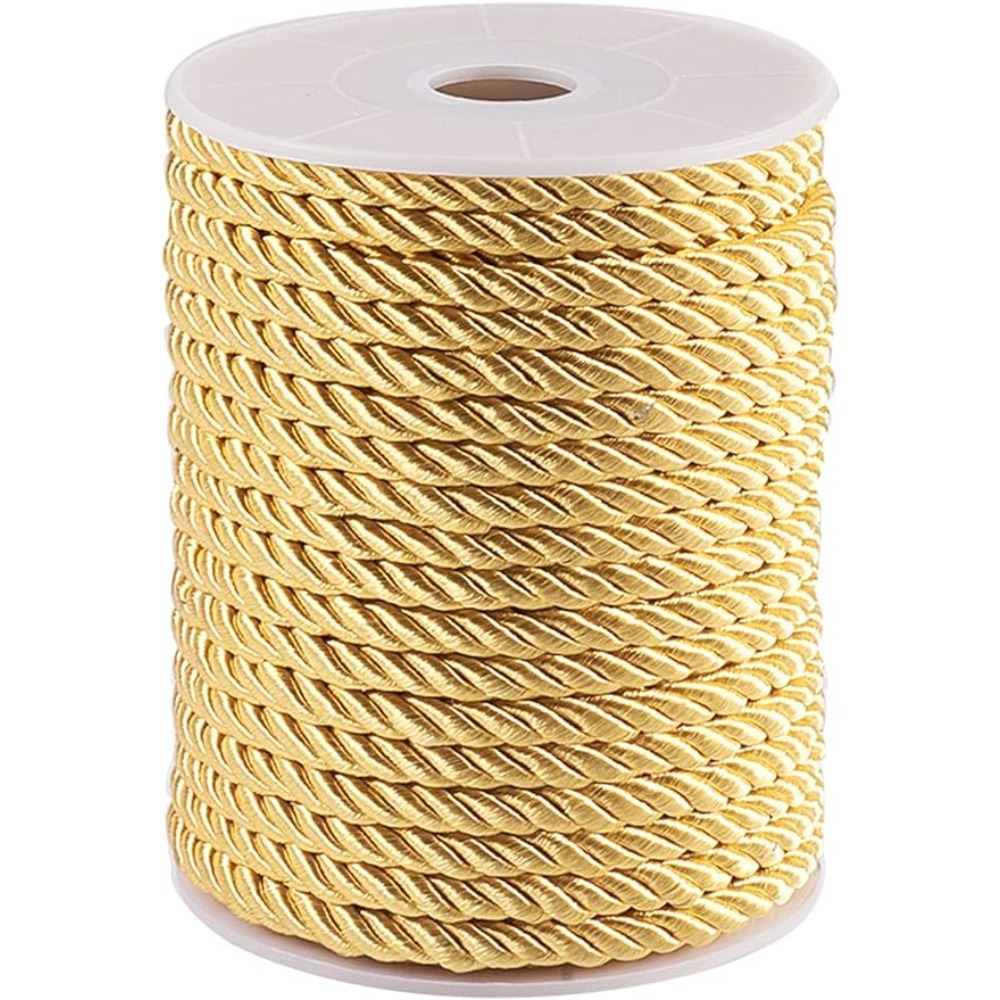 حبل ذهبي ملتوي حبل نايلون ، حب - مراجعة Cord Trim Twisted وسعره