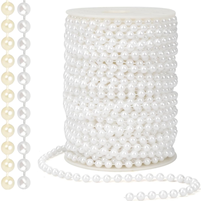 2/5 متر ABS تقليد اللؤلؤ سلسلة - مراجعة Pearl Trim Chain وسعره