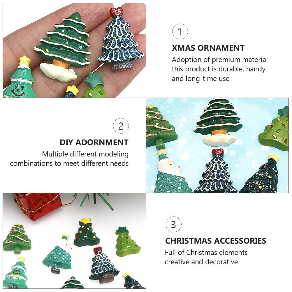 20 قطعة من زينة عيد الميلاد ال - مراجعة Christmas Craft Embellishment وسعره