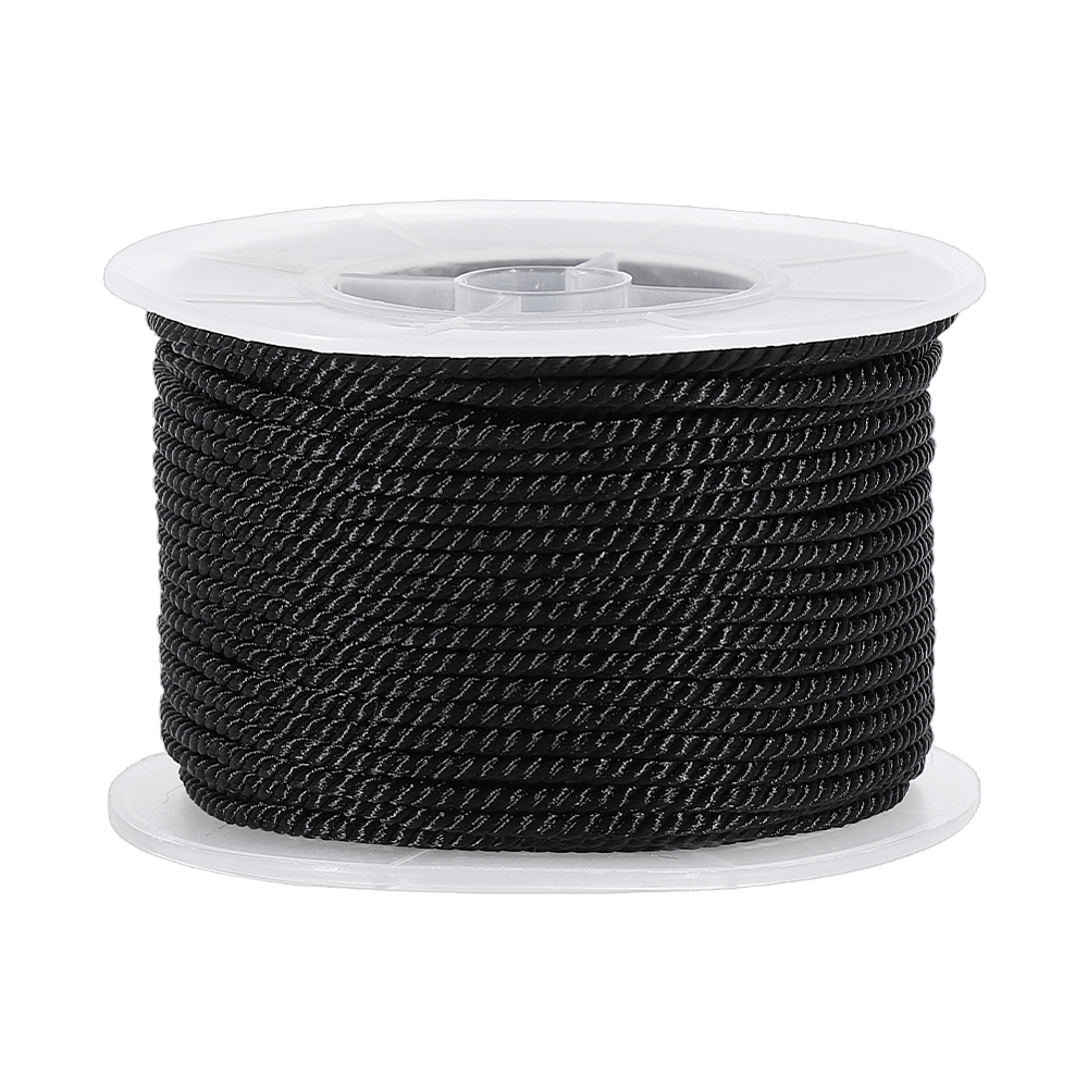 27.34 ياردة من الحبل الأسود ال - مراجعة Cord Trim Twisted وسعره