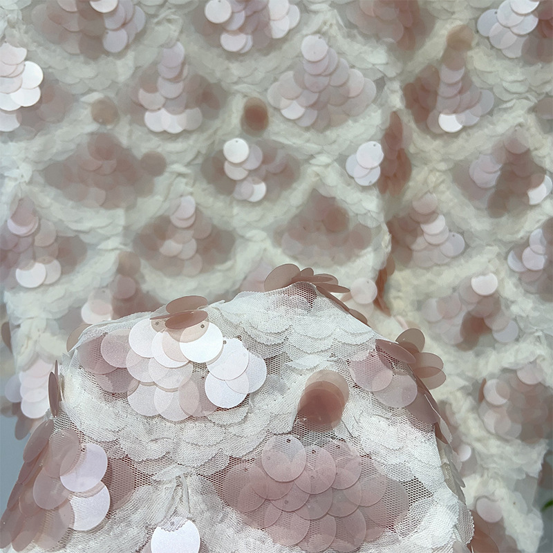 شبكة قاعدة القماش الترتر التطر - مراجعة Crystal Mesh Fabric وسعره