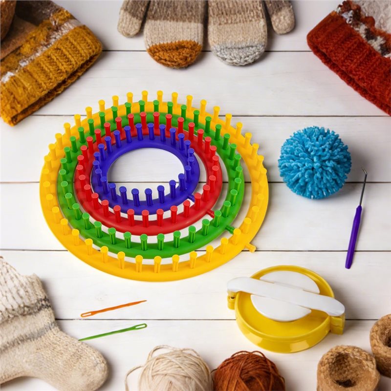 【أدوات يدوية الصنع】طقم نول حيا - مراجعة Pom Pom Maker Tool وسعره