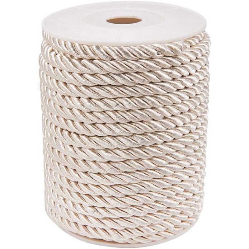 حوالي 50 قدم الحرفية حبل نايلو - مراجعة Cord Trim Twisted وسعره