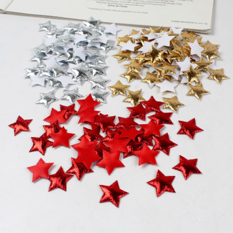 100 قطعة نجوم الذهب/الفضة لعيد - مراجعة Christmas Craft Embellishment وسعره