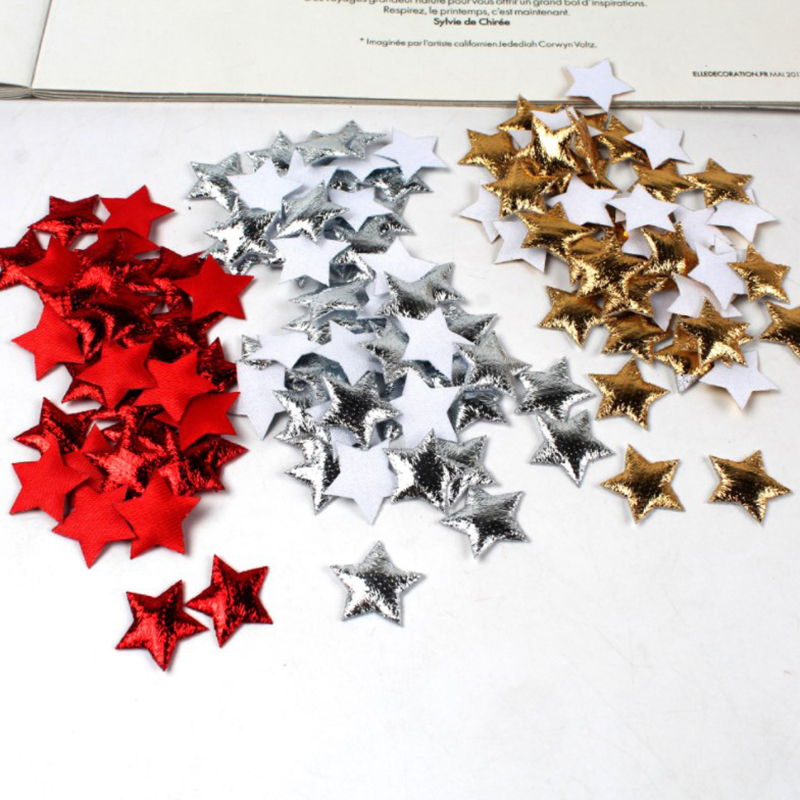 100 قطعة نجوم الذهب/الفضة لعيد - مراجعة Christmas Craft Embellishment وسعره